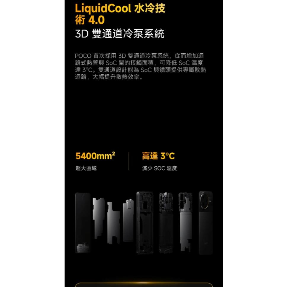 (空機自取價) POCO F7 Ultra 16G/512G 5G 6.67吋智慧型手機 全新未拆封台灣公司貨 F6-細節圖7