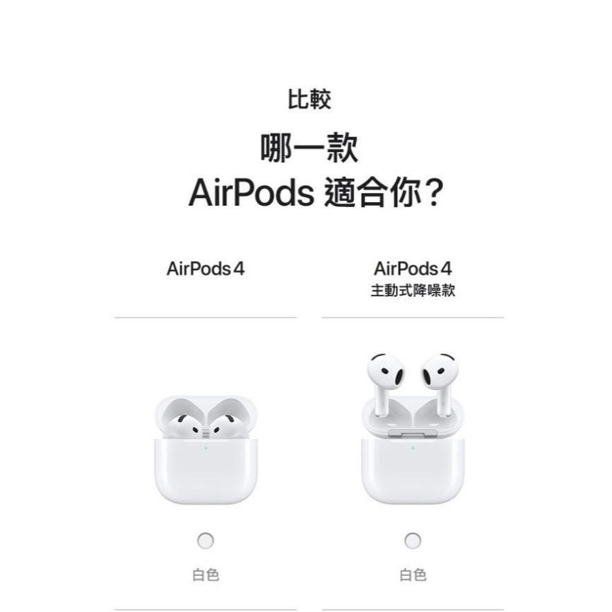(空機自取價) Apple 蘋果 AirPods 4 主動降噪版 全新未拆封台灣公司貨 Airpods3-細節圖9