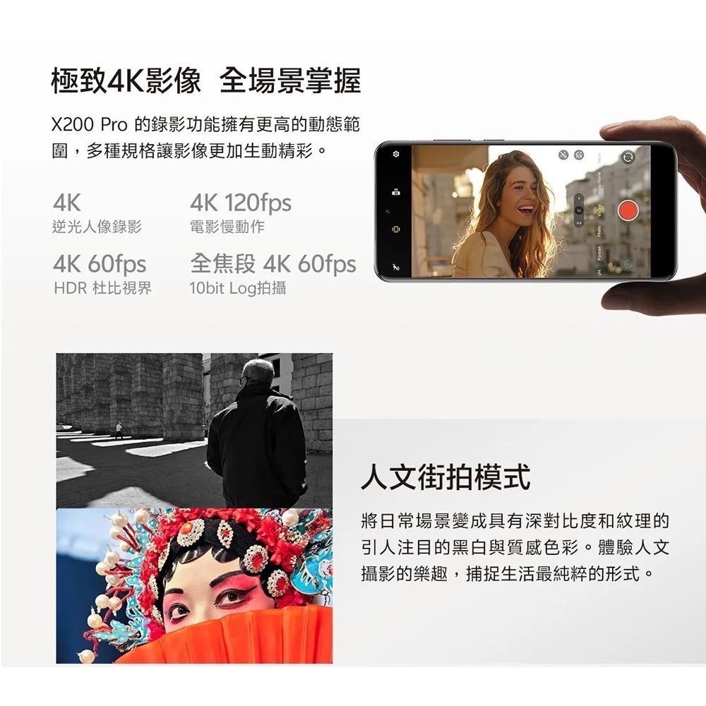 (空機自取價) VIVO X200 Pro 5G 16G/512G 蔡司光學鏡頭 全新未拆封台灣公司貨 X100pro-細節圖5