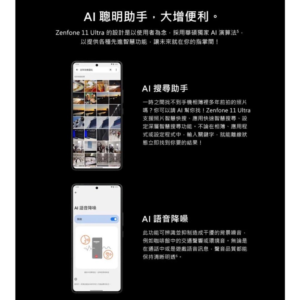 (空機) ASUS Zenfone 11 Ultra 16G/512G 全新未拆封台灣公司貨 ZF9 ZF10-細節圖8