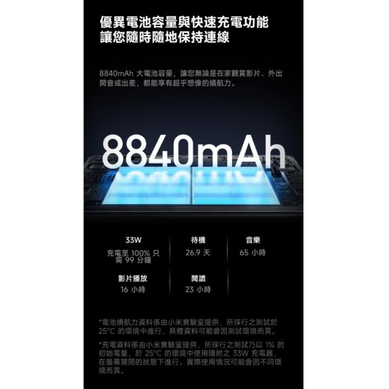 (空機自取價) 小米 Xiaomi Pad 6 8G/256G WIFI版 娛樂影音平板 全新未拆封台灣公司貨-細節圖9