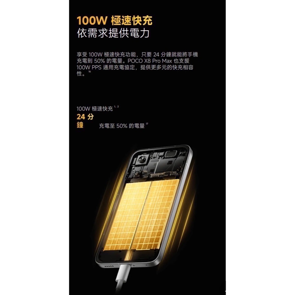 (空機自取價) POCO X8pro max 12/256G 5G大螢幕大電量手機 全新未拆封台灣公司貨 X7pro-細節圖7