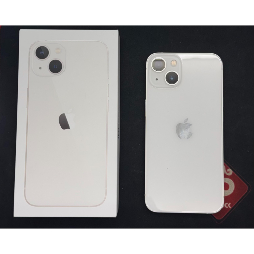 二手精品 iPhone 13 128G 白色 9.9成新 健康度86% 全原廠未拆封 贈全新充電組 保護貼 透明殼