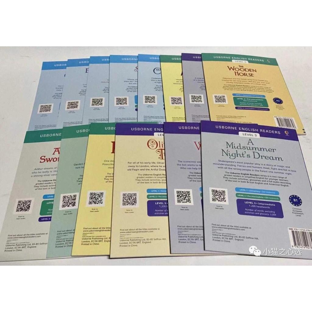 🔥（現貨速發）美英雙發音 正版五星繪本 Usborne English Readers 分級讀本 精選14冊 可點讀-細節圖8