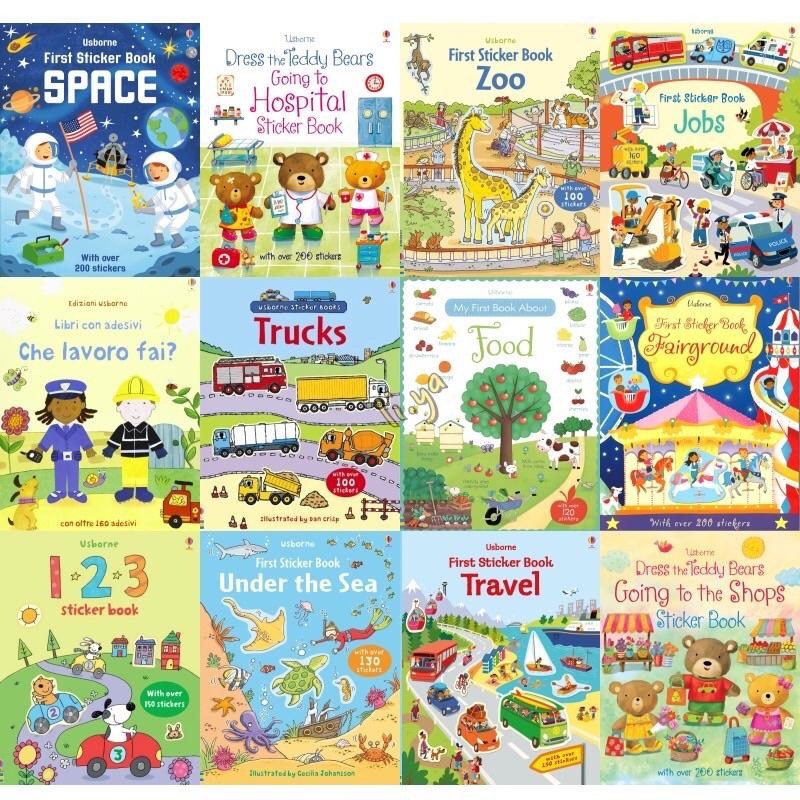 （現貨速發）新款上市 種類齊全 貼紙書第三賣場 英國 usborne 貼紙書 貼紙繪本 邊貼邊學  英文 孩子愛不釋手-細節圖5