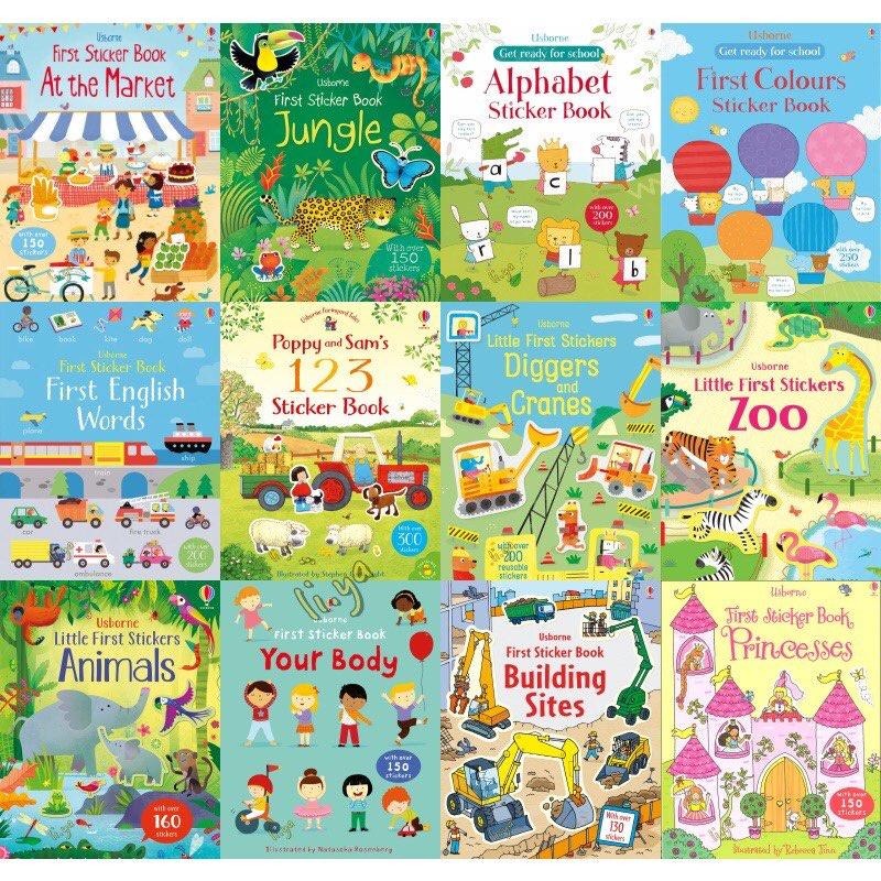 （現貨速發）種類最多 貼紙書第二賣場 新款上市 英國 usborne 貼紙書 貼紙繪本 邊貼邊學 英文 爸媽孩子好開心-細節圖3