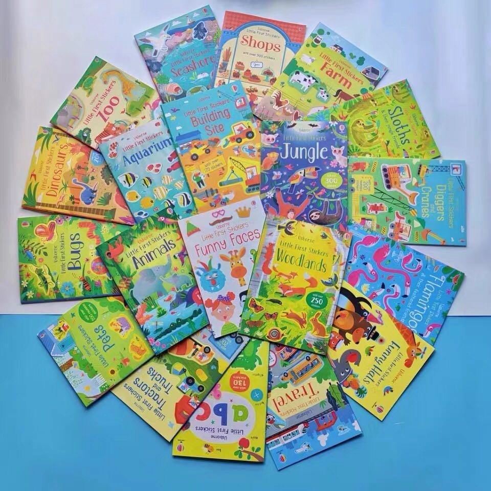 （現貨速發）種類最多 貼紙書第二賣場 新款上市 英國 usborne 貼紙書 貼紙繪本 邊貼邊學 英文 爸媽孩子好開心-細節圖4