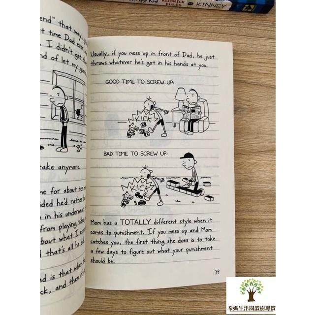 （現貨速發）🔥 【希媽精選橋樑書】小屁孩日記英文版16冊 Diary Of Wimpy Kid 兒童英文小說 橋樑書-細節圖4