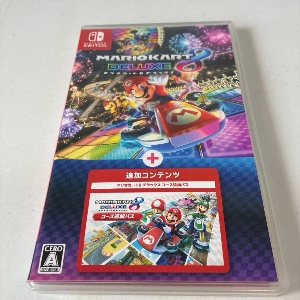 【絕版片】快速出貨-SWITCH NS 瑪利歐賽車8 豪華版+DLC 賽道擴充 -日版支援繁中- 二手9成新-細節圖2