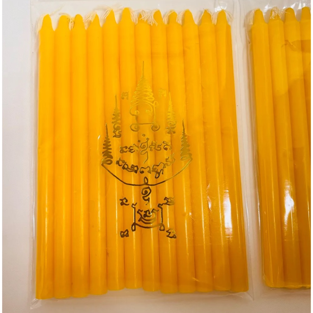 泰國蠟燭 黃色蠟燭-細節圖2