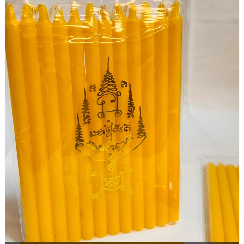 泰國蠟燭 黃色蠟燭-細節圖3