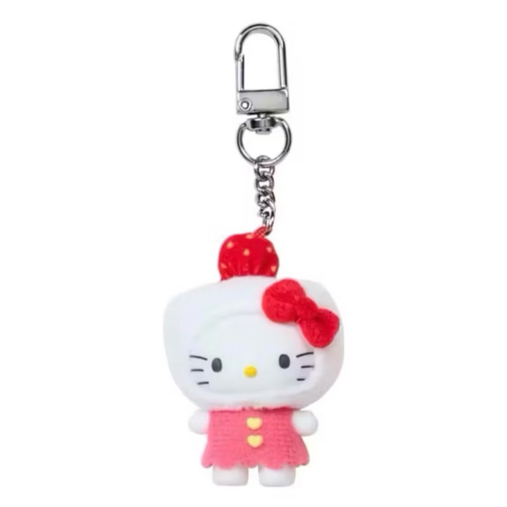 日本 三麗鷗【Sanrio】 日式點心造型鑰匙圈盲盒 無盒確認款-規格圖1