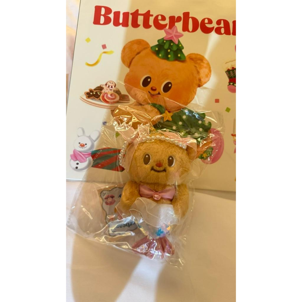 泰國現貨 Butter Bear 黃油小熊 奶油熊 吊飾｜珍珠人魚掛件｜快速寄出-細節圖2