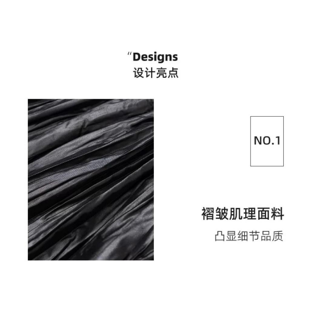 🖤 MardiMercredi 褶皺肌理花苞短裙｜甜酷設計感燈籠裙｜全新・均碼-細節圖5