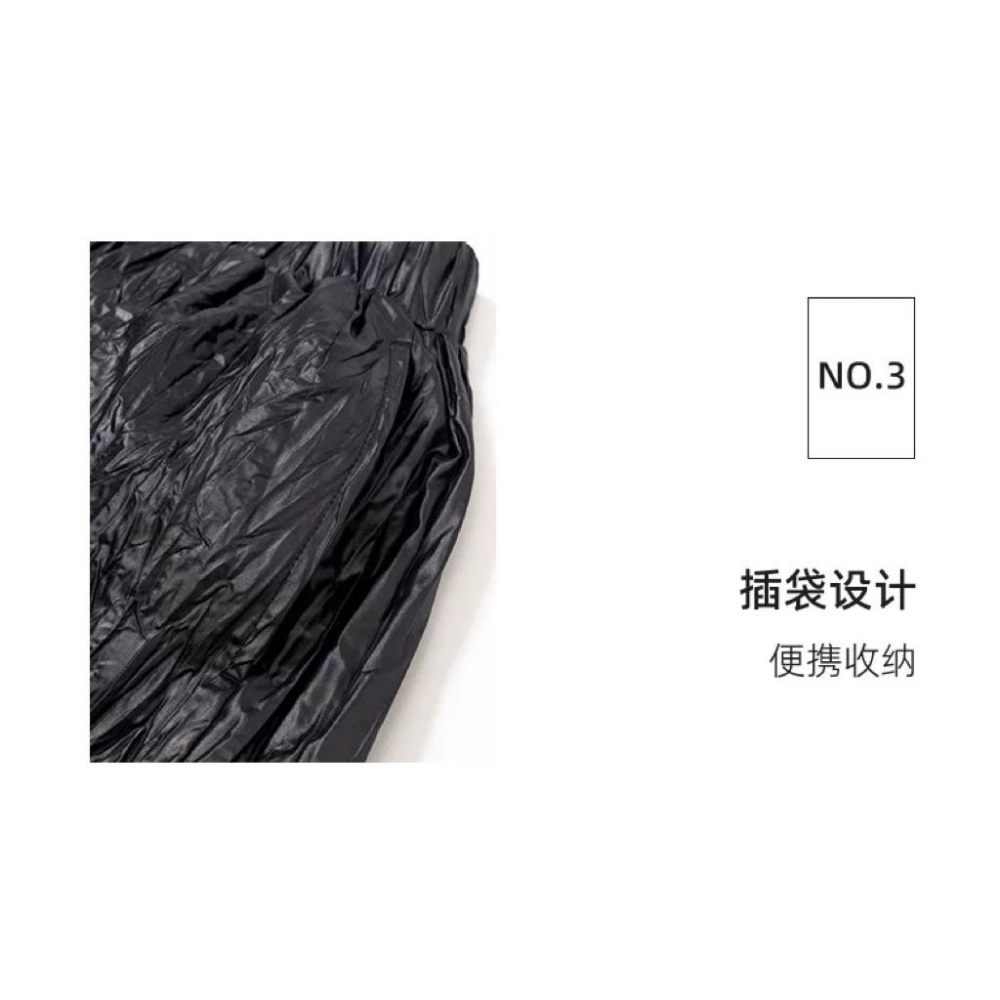 🖤 MardiMercredi 褶皺肌理花苞短裙｜甜酷設計感燈籠裙｜全新・均碼-細節圖7