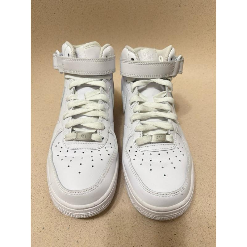 二手Nike W Air Force 1 07 Mid 中筒 24CM-細節圖2