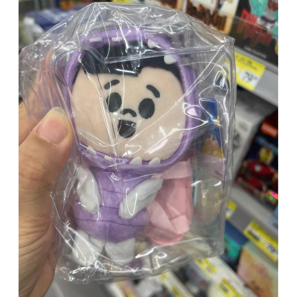 香港 7-11 迪士尼 阿布 怪獸大學 娃娃購物袋｜限定款｜環保袋｜可收納｜可愛實用-細節圖2