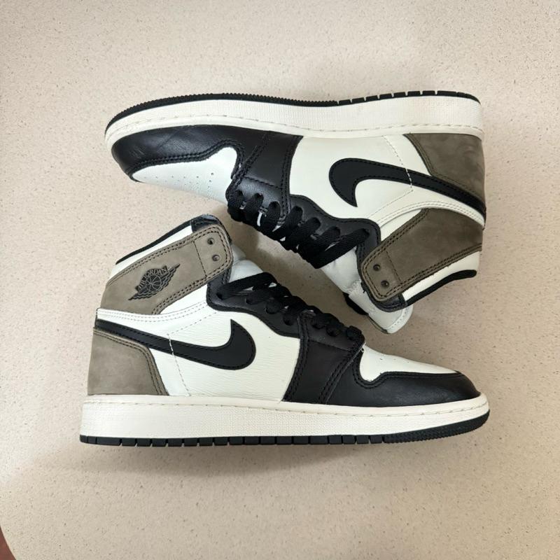 Air Jordan 1 High OG GS ＂Dark Mocha＂ 黑摩卡 女款｜6Y/24cm｜9成5新-細節圖4