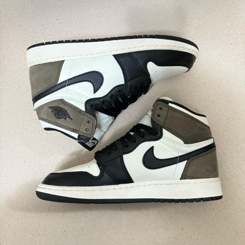 Air Jordan 1 High OG GS ＂Dark Mocha＂ 黑摩卡 女款｜6Y/24cm｜9成5新-細節圖5