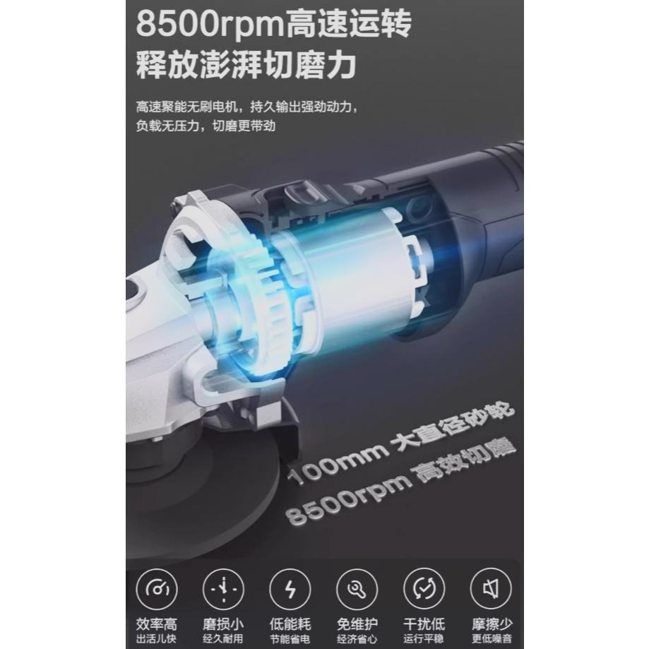 全新現貨 威克士 砂輪機 WU805 角磨機 WU808可參考 當日出貨-細節圖3