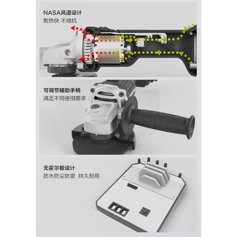 全新現貨 威克士 砂輪機 WU805 角磨機 WU808可參考 當日出貨-細節圖9