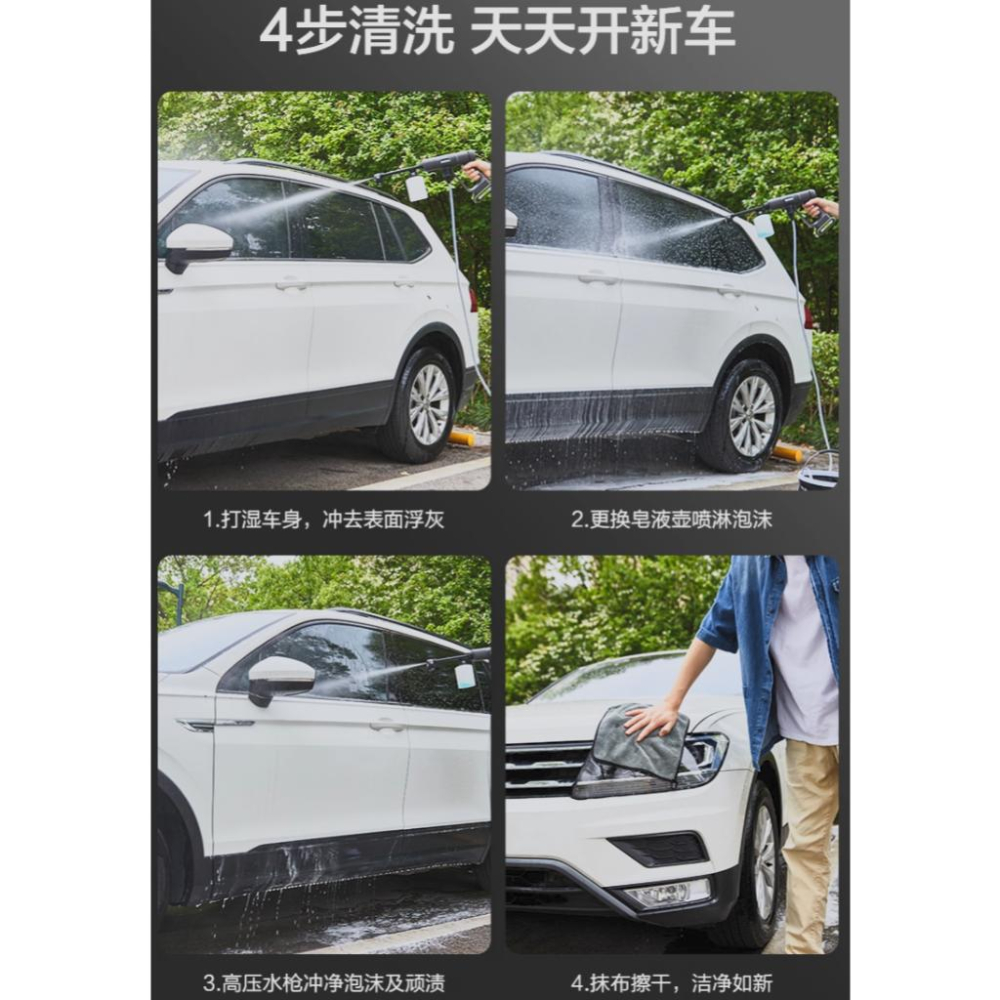 台北現貨 威克士 WORX WU623 鋰電高壓水槍 洗車機 高壓清洗組 電動工具-細節圖5