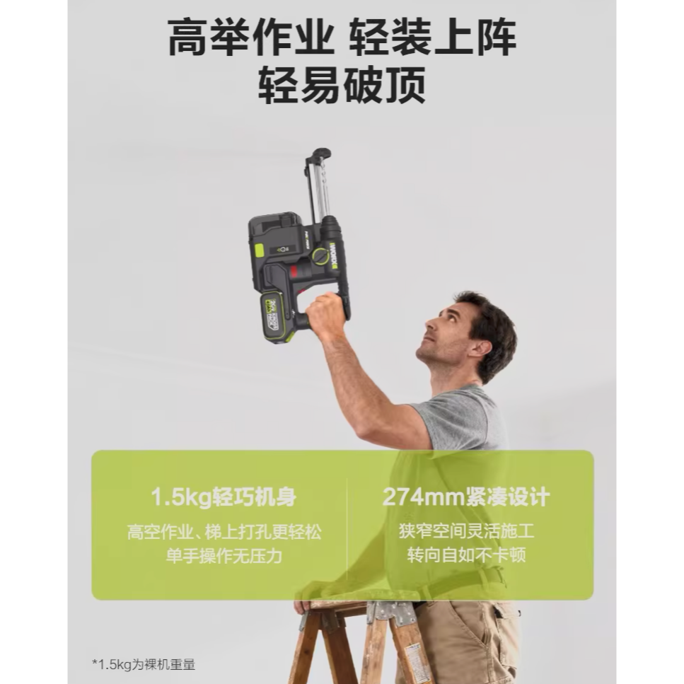 台北現貨 威克士 WORX WU384 WA1603 無刷集塵電錘 電鑽-細節圖6
