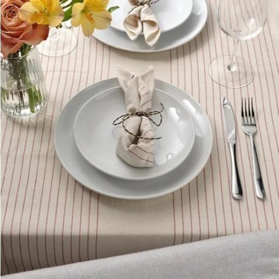 IKEA 代購  VIPPSTARR 桌巾 / 餐巾 150x150公分 30x30公分 長桌巾 西餐廳餐巾 餐巾禮儀-細節圖2