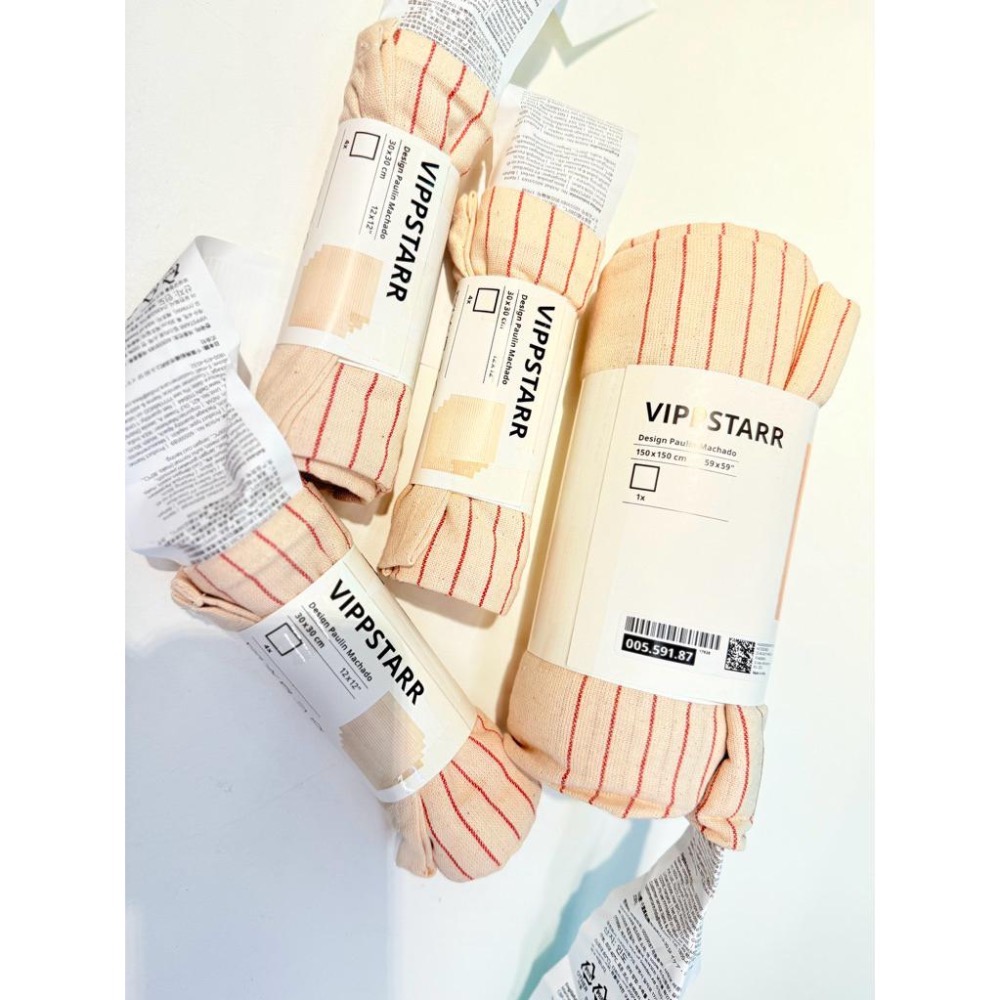 IKEA 代購  VIPPSTARR 桌巾 / 餐巾 150x150公分 30x30公分 長桌巾 西餐廳餐巾 餐巾禮儀-細節圖6