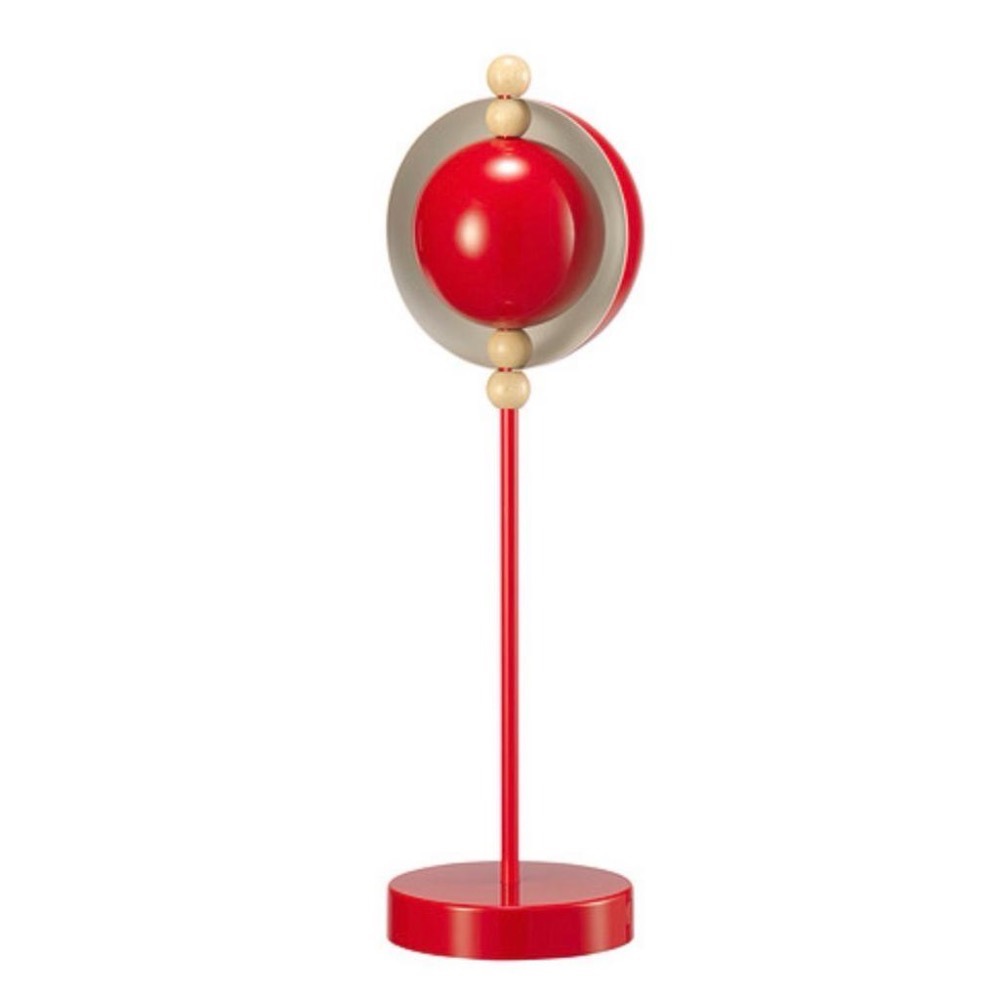 IKEA代購 2025新品 STRÅLA Led裝飾桌燈 翻轉燈 金屬 電池式/紅色 設計款 旋轉燈 小夜燈 可調角度-細節圖2