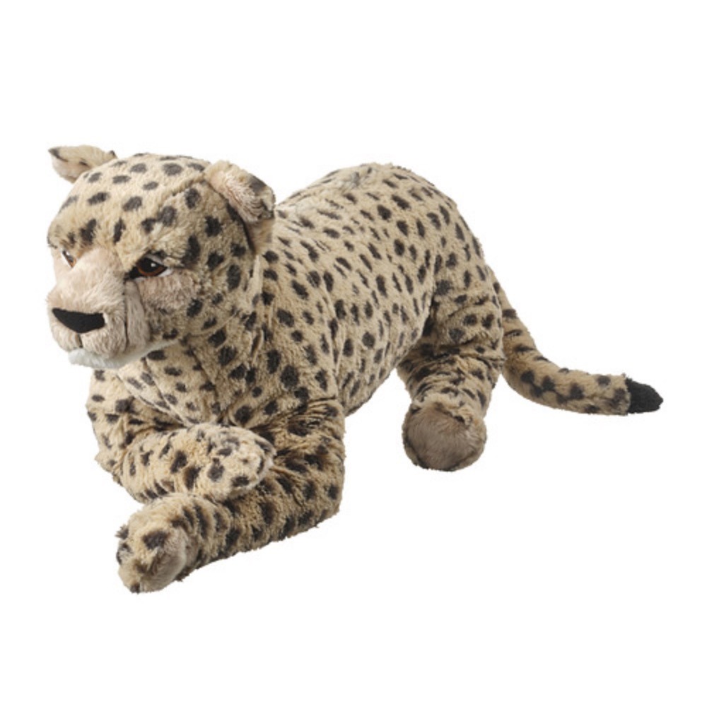 IKEA正品 台灣出貨 SANDLOPARE 非洲草原系列填充玩具 河馬、長頸鹿、獵豹、狐獴 山貓 聖誕節 交換禮物-規格圖4