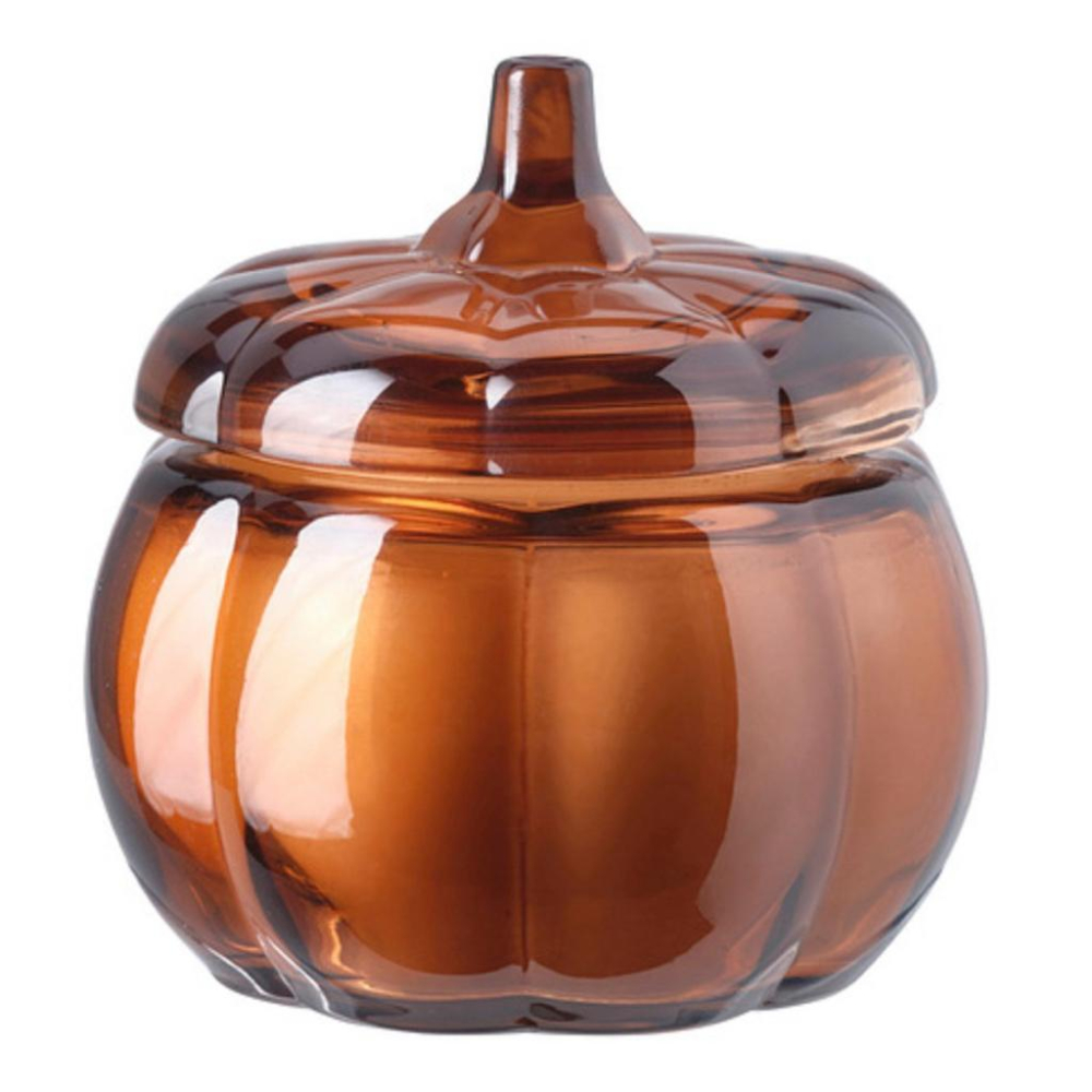 IKEA正品代購 HÖSTAGILLE 香氛杯狀蠟燭, 辛辣南瓜/棕色, 20 時-細節圖3