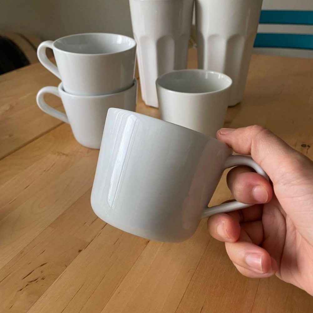 IKEA 365+ 馬克杯, 白色 水杯-細節圖2