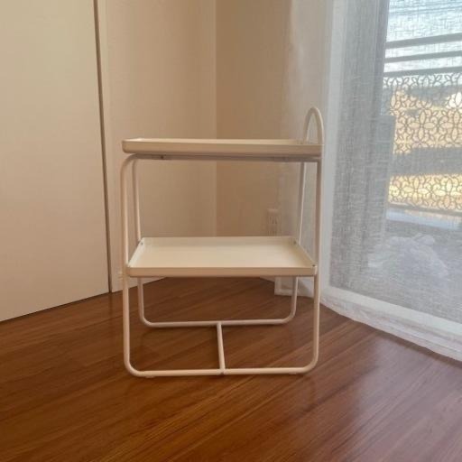 IKEA正品代購 邊桌 HATTÅSEN 床邊桌  層架組 方便桌 小桌 電話桌 茶几 方桌 早餐桌  HATTASEN-細節圖3