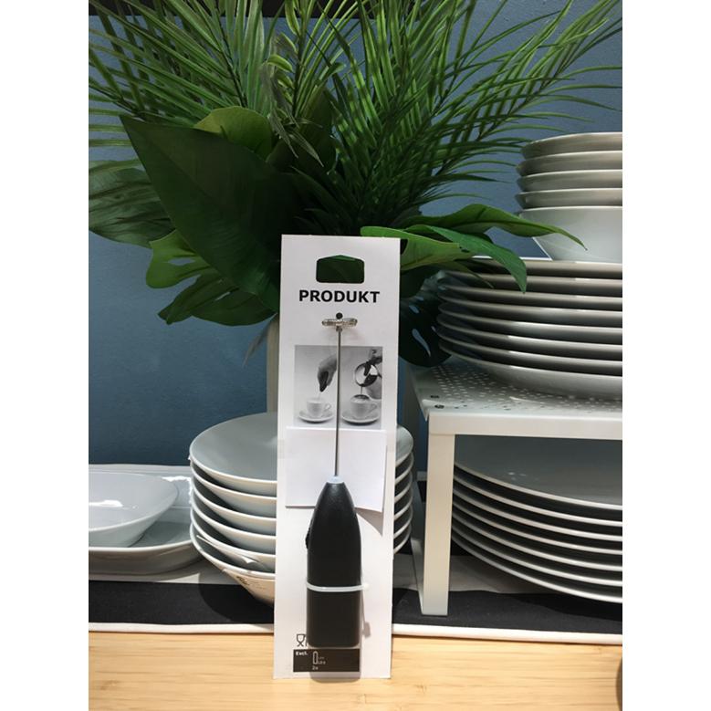 IKEA代購 PRODUKT 奶泡器 黑色 打泡器 咖啡 打奶泡 小型手持奶泡機 電動奶泡器-細節圖2
