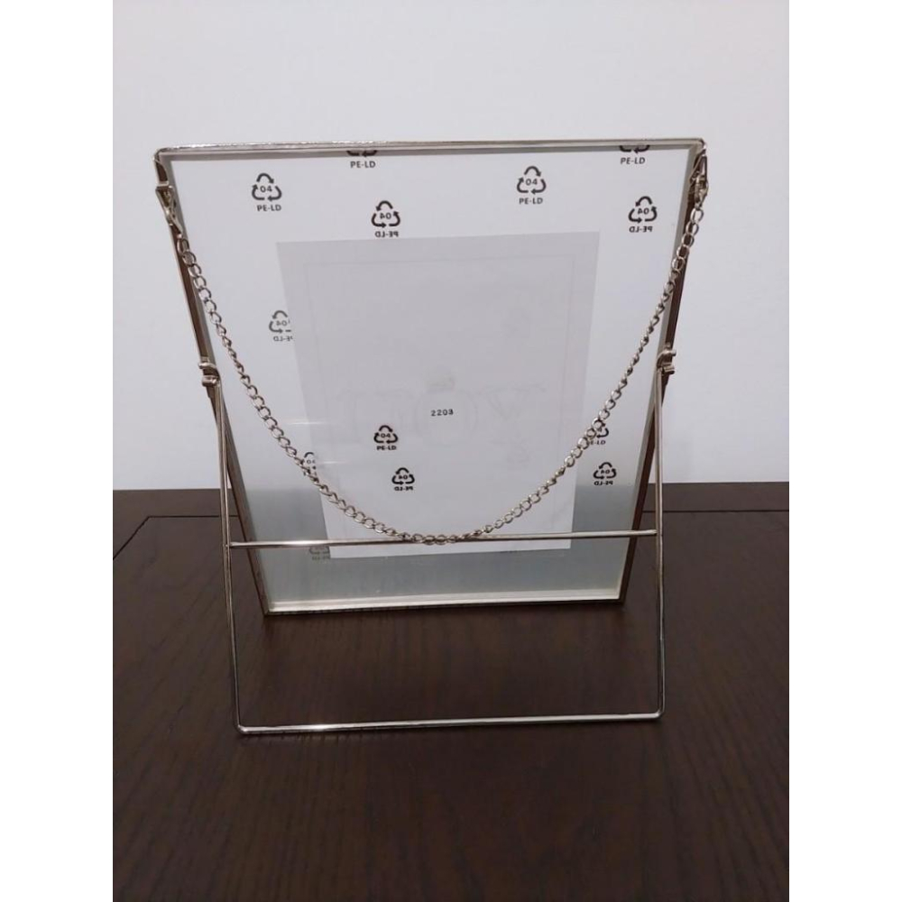 IKEA正品代購 LERBODA 相框, 銀色, 20x25 公分 乾燥花裝飾相框 藝術相框 透明相框-細節圖5
