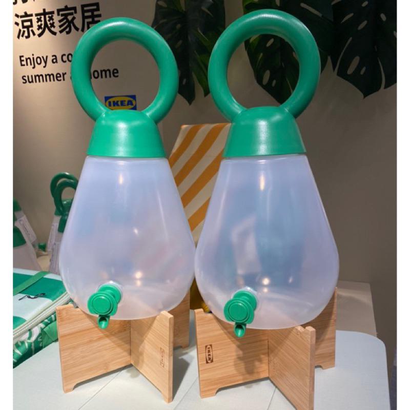 IKEA絕版品 訓練孩子裝水 野餐/露營 SOMMARFLOX/NÄBBFISK 附龍頭飲料罐 水壼 飲水機 果汁飲料桶-細節圖3