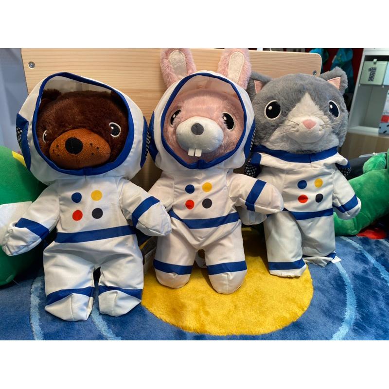 IKEA正品代購 小男孩布偶 AFTONSPARV 太空人 填充玩具 太空人布偶 太空人娃娃 兔子 貓 熊 動物玩偶-細節圖5