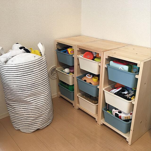 IKEA代購 當天出 KLUNKA 洗衣袋/洗衣籃 雙耳收納籃 玩具收納 衣物收納 雜物收納袋 髒衣籃 置物籃 玩具收納-細節圖7