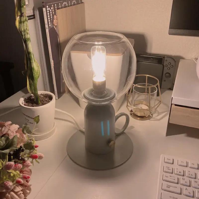 IKEA代購 白色有現貨 ÅSKMULLER 桌燈 小夜燈 露營燈 氣氛燈 夜燈 復古燈 氛圍燈 造型燈 裝飾燈-細節圖4