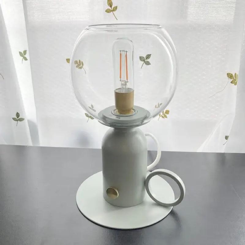 IKEA代購 白色有現貨 ÅSKMULLER 桌燈 小夜燈 露營燈 氣氛燈 夜燈 復古燈 氛圍燈 造型燈 裝飾燈-細節圖5