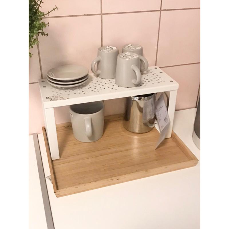 IKEA代購 VARIERA 隔板 層架  層板 加高層板 增加收納空間 單層隔板 層架 鋼層架 加高收納-細節圖9