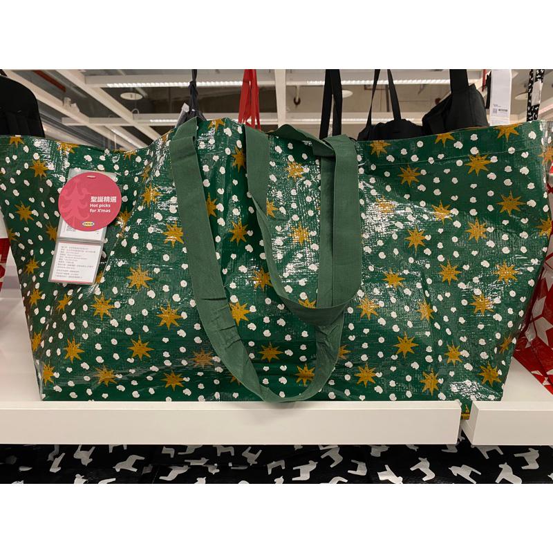 🌈IKEA 聖誕購物袋 VINTERFINT 環保購物袋 大型購物袋 手提袋 寄貨袋 搬家袋 洗衣袋 聖誕節禮物袋-細節圖4