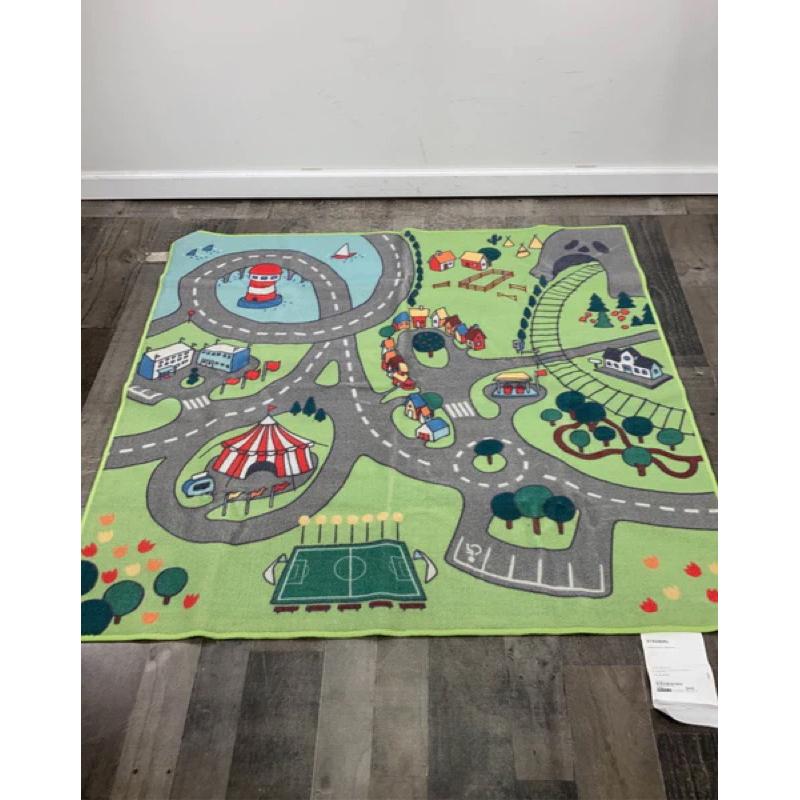 IKEA正版代購 STADSDEL 地毯 地墊 130x133公分 交通地墊 可搭LILLABO玩具 兒童地墊 遊戲墊-細節圖2