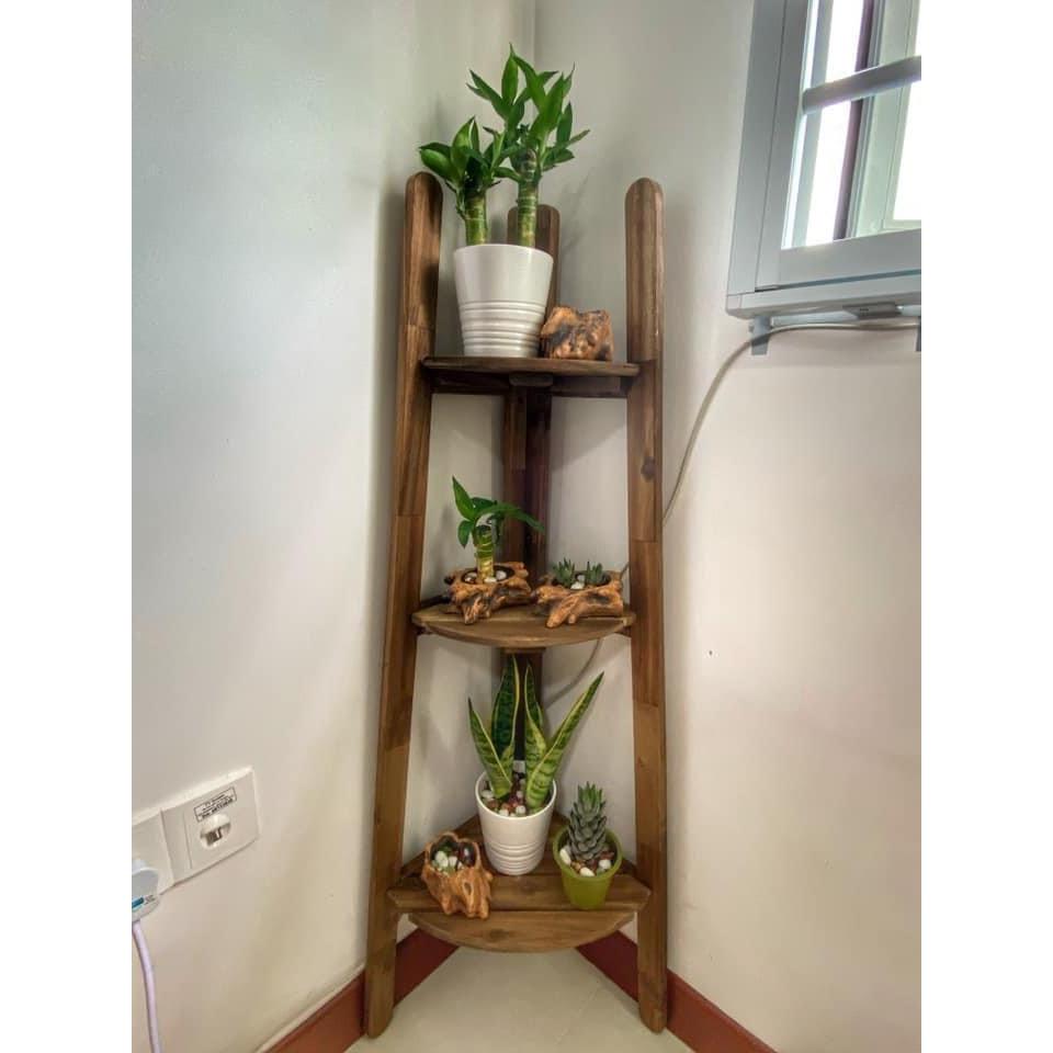 IKEA正品附發票 ASKHOLMEN 盆栽架 三層置物架  轉角層架 花架 轉角三層架 多層花架 展示架 鄉村 花盆架-細節圖6