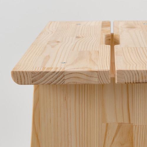 IKEA正品代購  附發票 PERJOHAN 收納椅凳 49x28x45公分 床邊桌 小木桌 坐椅 椅子桌 椅凳 木椅-細節圖2