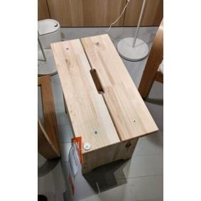 IKEA正品代購  附發票 PERJOHAN 收納椅凳 49x28x45公分 床邊桌 小木桌 坐椅 椅子桌 椅凳 木椅-細節圖3