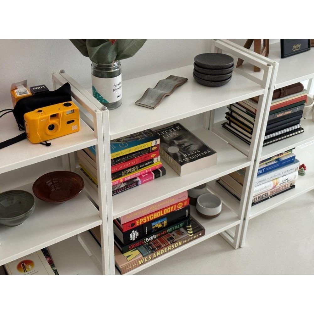IKEA 正版附發票 可刷卡 JONAXEL層架組 白色層架 三層架 鋼質層架 鞋架 廚房收納 窄版層架 層架-細節圖6