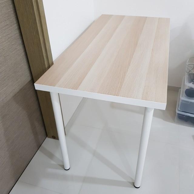 IKEA代購 LINNMON 桌面 桌板 100X60公分 白色桌面不附腳 白色 白色桌面 書桌100公分-細節圖5