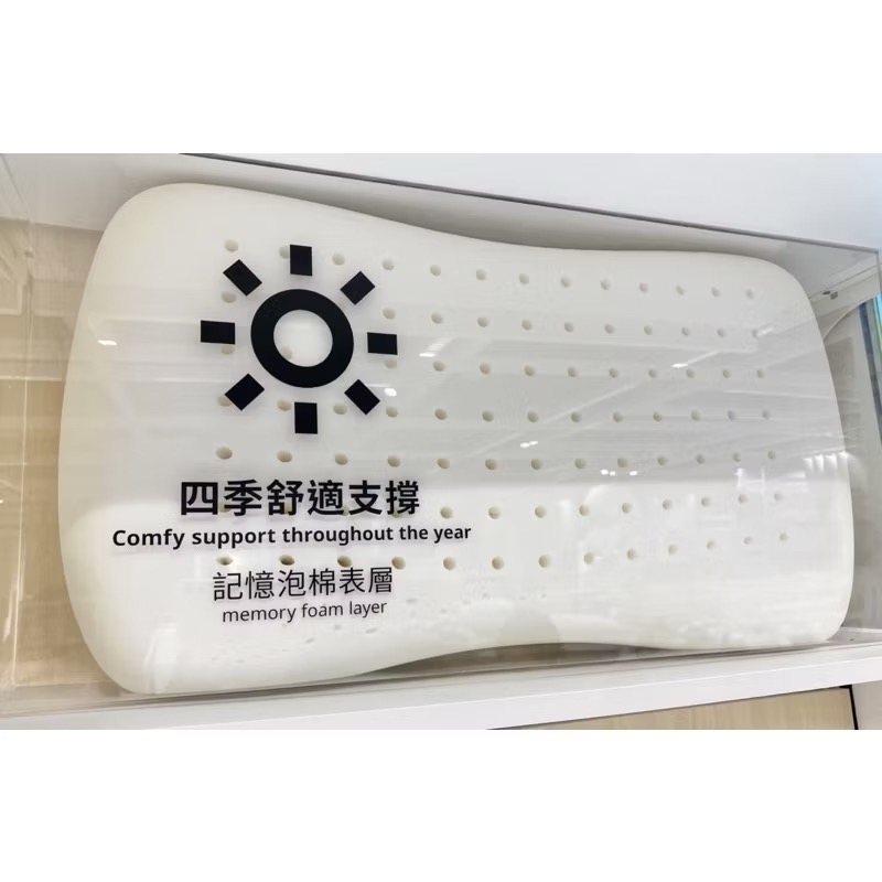 IKEA正品附發票 當天出 全新可超取 人體工學枕 多種睡姿 記憶泡棉枕 有透氣孔 清涼降溫 涼感枕頭 記憶枕-細節圖3